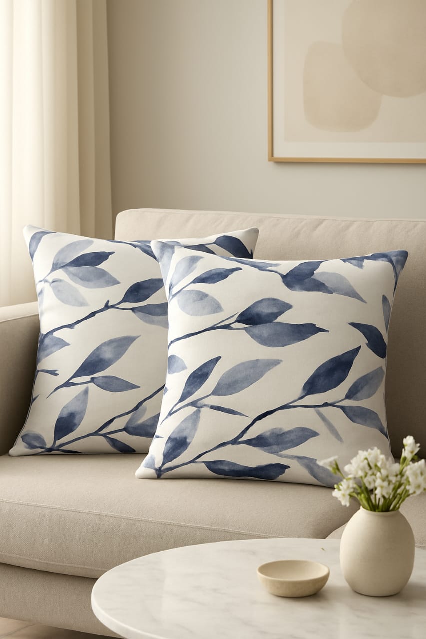 Premium 16x16 Cotton Cushion Covers – Set of 2