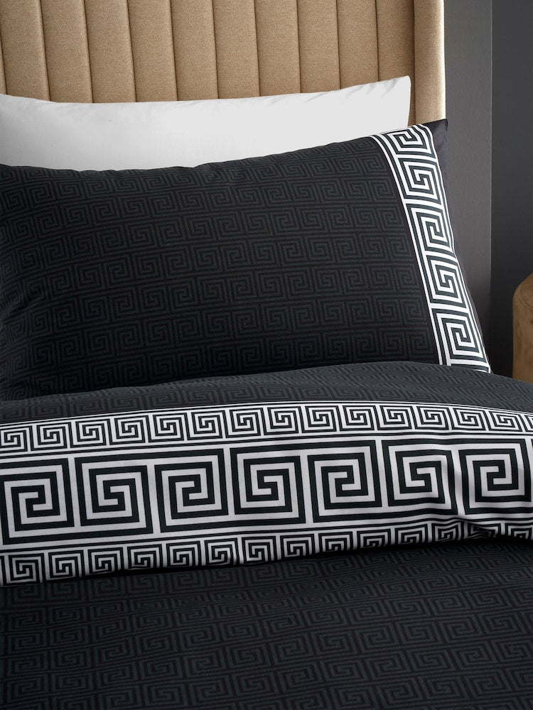 Duvet Cover| Black & White Colors| King Size| 100% Cotton| STANDARD 100 by OEKO-TEX®