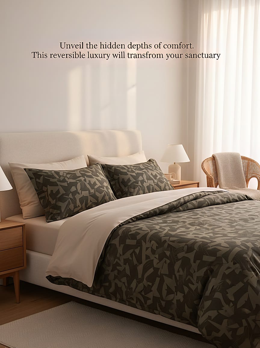 Reversible Duvet Cover| King Size| Cotton Duvet Cover