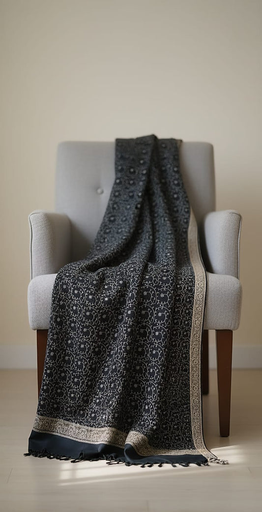 Luxury Embroidered Winter Wrap/ Shawl/ Winter collection