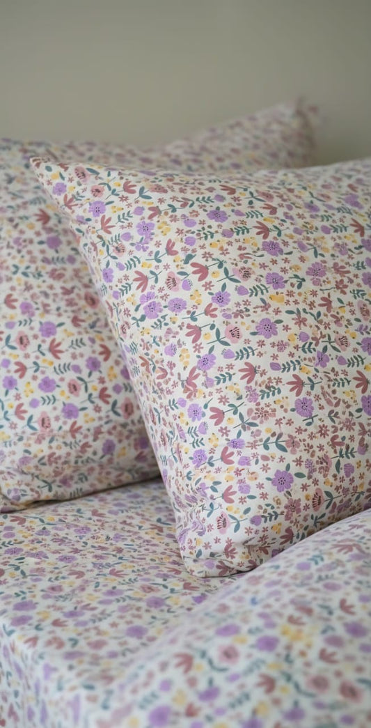 Cotton Percale Floral Bedsheet | Cool & Breathable Bedding UAE