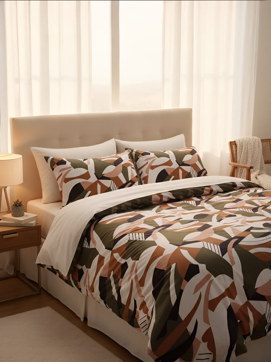 Reversible Duvet Cover| King Size| Cotton Duvet Cover