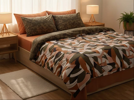 Reversible Duvet Cover| King Size| Cotton Duvet Cover