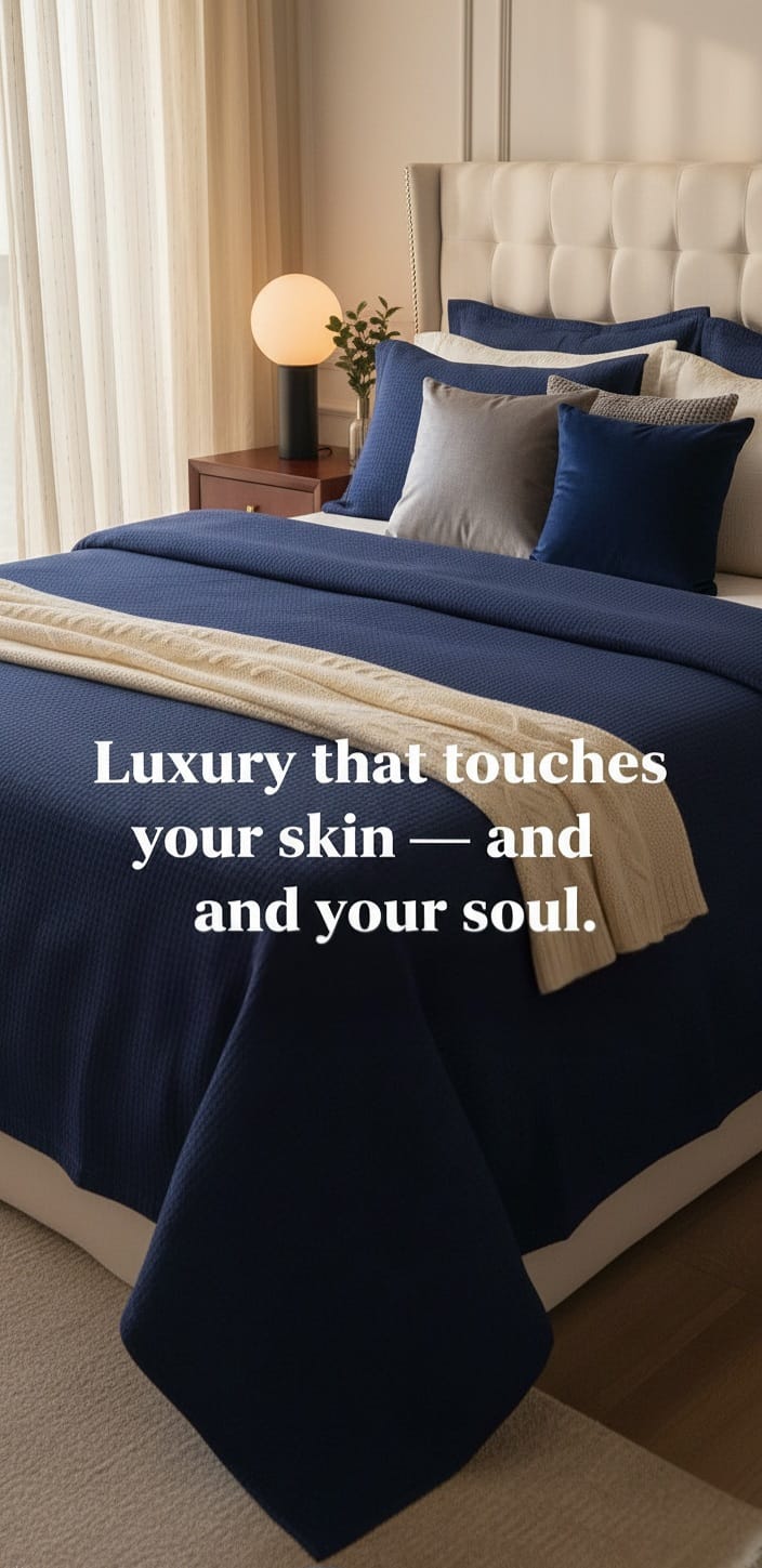 Organic Cotton King Size Waffle Bedsheet – Soft, Breathable & Sustainable | Rest And Nest UAE