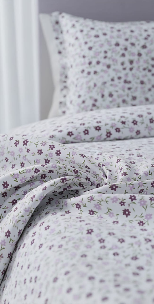 400 TC Egyptian Cotton Floral Bedsheet | Luxury Bedding UAE